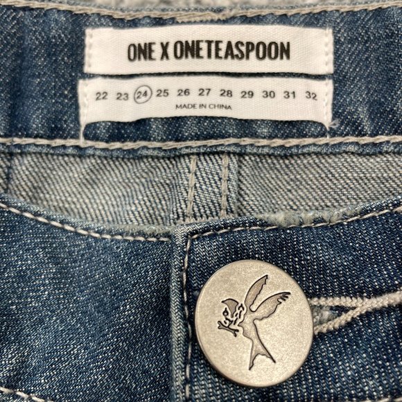 ONE X ONE TEASPOON DENIM SKIRT - Picture 4 of 8